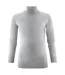 Womens/ladies Ashland Turtle Neck Pullover Grey Melange Harvest-1