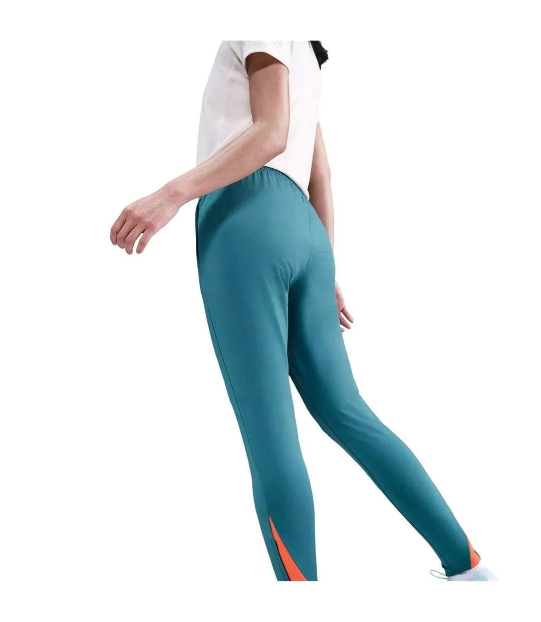 Womens/ladies Strike Tracksuit Bottoms Blue Orange Nike-3