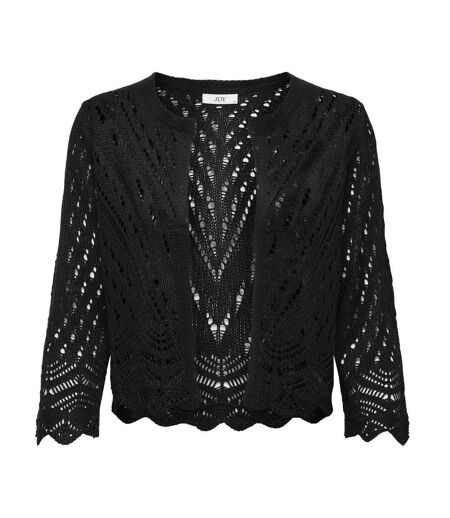 Cardigan noir femme jdy sun 3/4 cropped