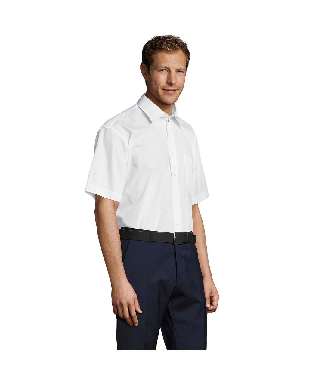 Chemise Bristol Adulte Blanc SOLS-1