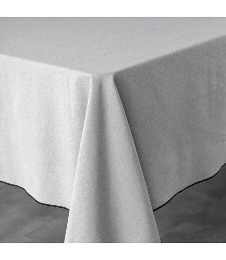 Nappe en Coton Mistraline 140x240cm Gris Chiné