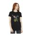 Disney Femme/Ladies Peter Pan Never Grow Up - T-shirt boyfriend en coton (Noir) - UTBI42485-2