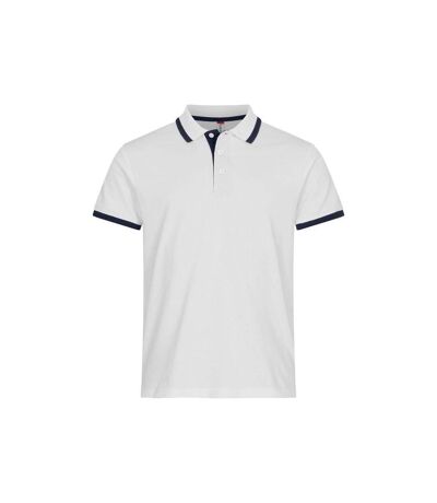 Mens Austin Polo Shirt Grey Melange Clique