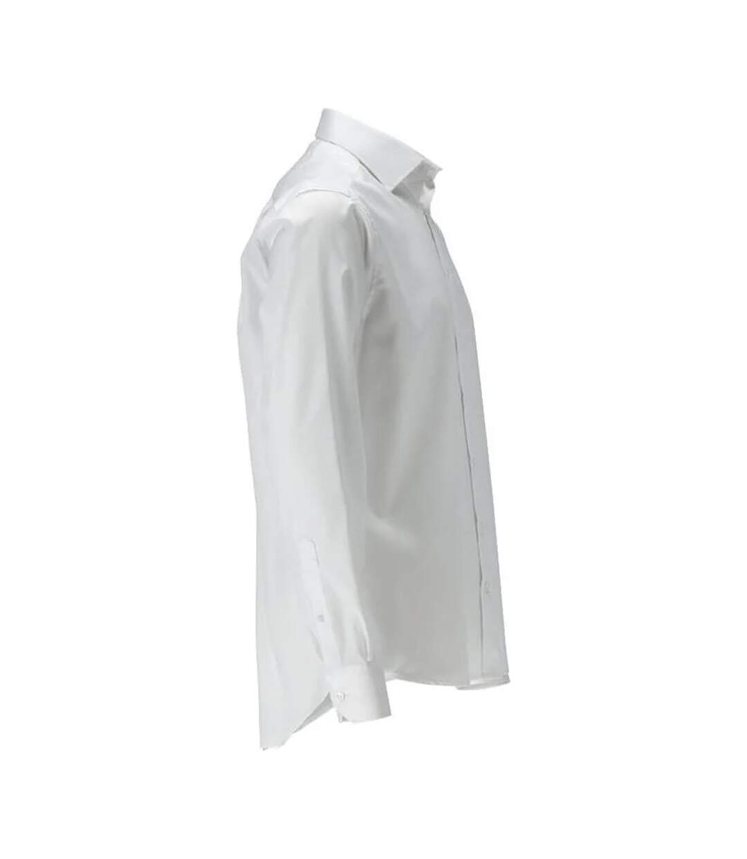 Mens Frontline Poplin Modern Shirt White Mascot-3