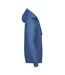 Mens Hooded Cotton Blend Sweatshirt Ocean Blue Tee Jays-4