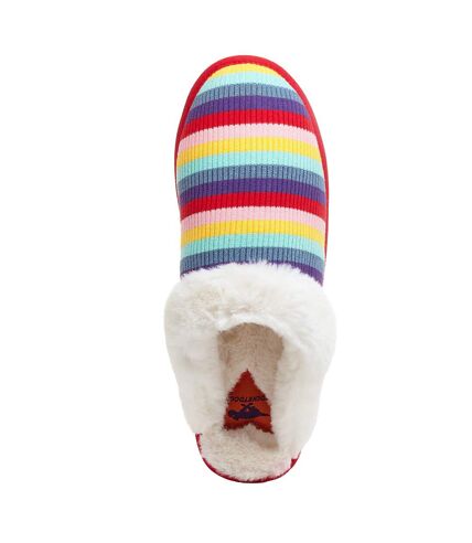 Womens/ladies rosie rollo slippers multicoloured Rocket Dog