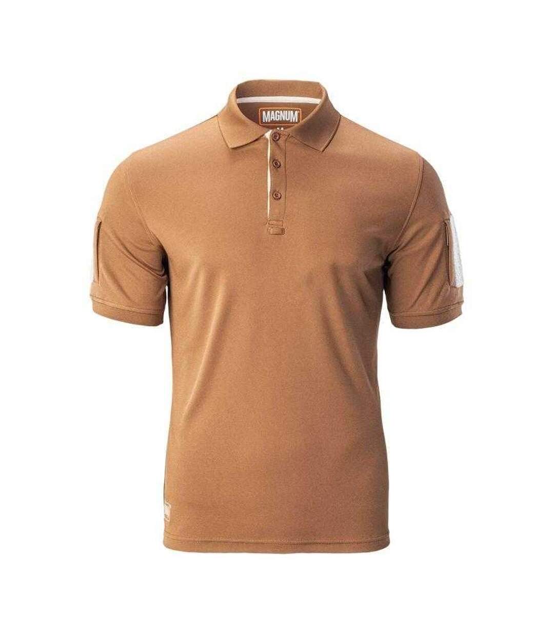 Mens Ii Polo Shirt Brown Magnum-1