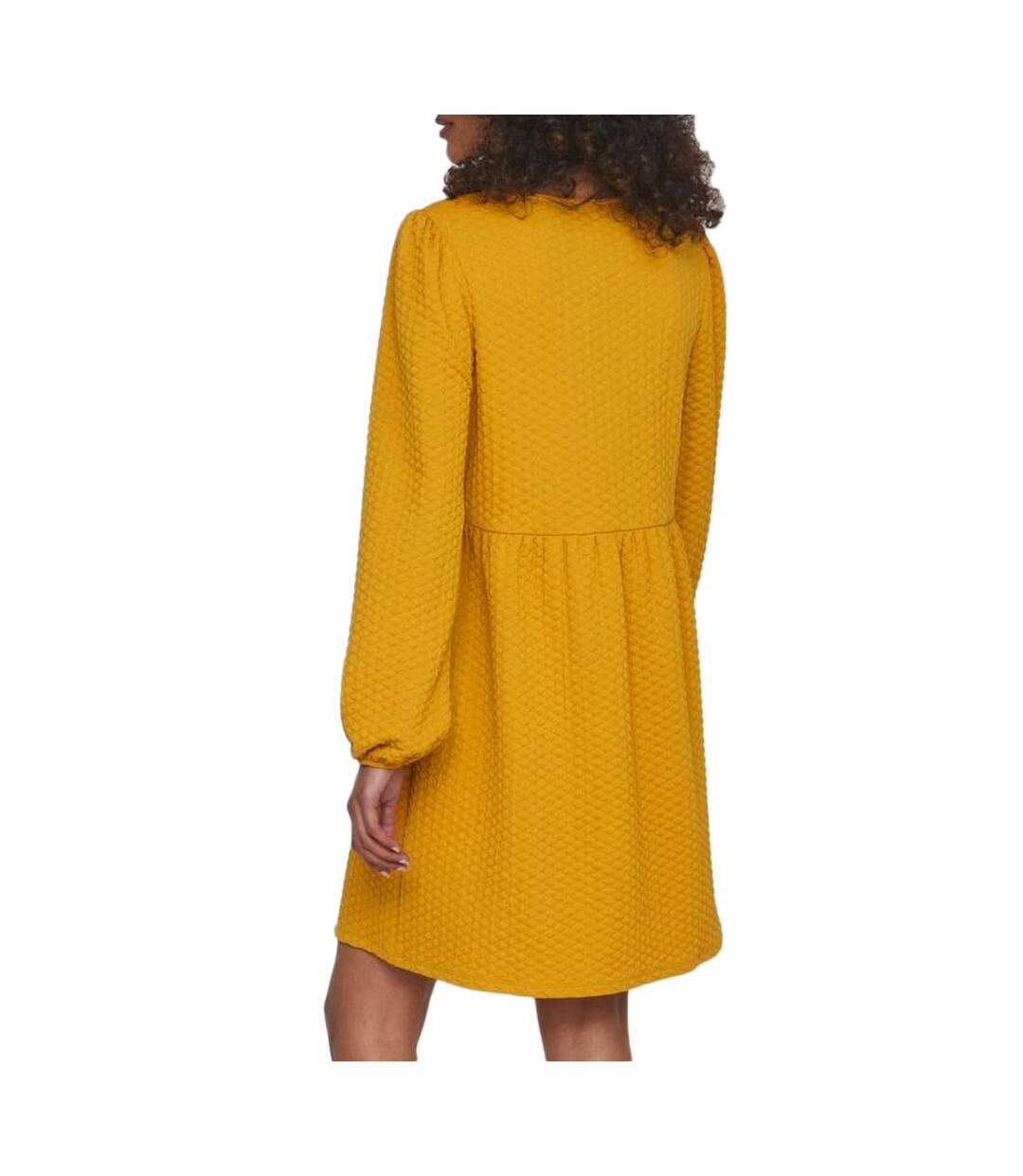 Robe Jaune Femme Vila Tructia - L-2