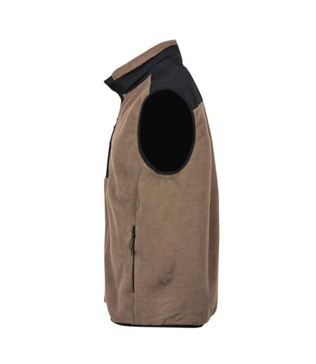 Veste Sans Manches Mountain Homme Argile Noir Tee Jays