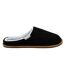 Mens Plush Lined Mule Slippers With Memory Foam-4