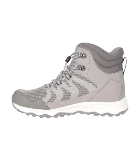 Childrens/kids Track Waterproof Hiking Boots Grey Mountain Warehouse