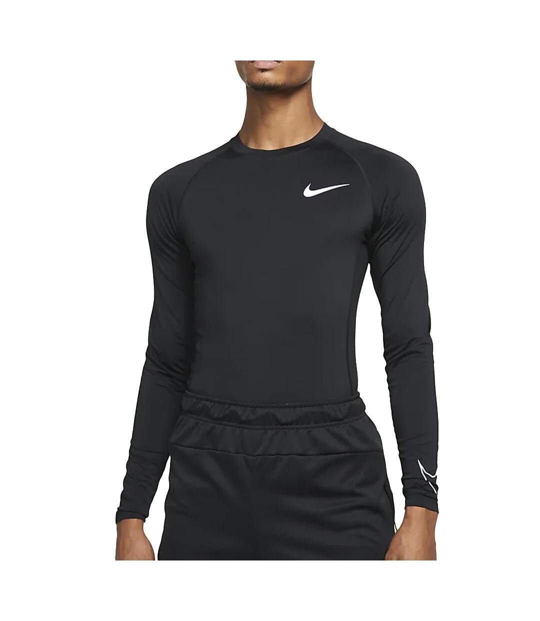 Maillot de compression noir homme nike tight top - l-1
