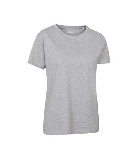 T-shirt basic femme gris clair Mountain Warehouse