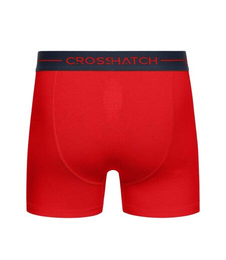 Pack of 3  Mens warbler boxer shorts  red/grey marl/navy Crosshatch