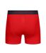 Boxers warbler homme rouge / gris chiné / bleu marine Crosshatch