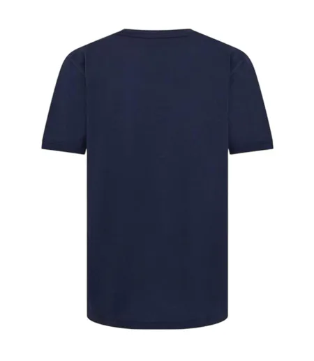 Mens Patch Logo Regular T-shirt Dark Blue Hugo