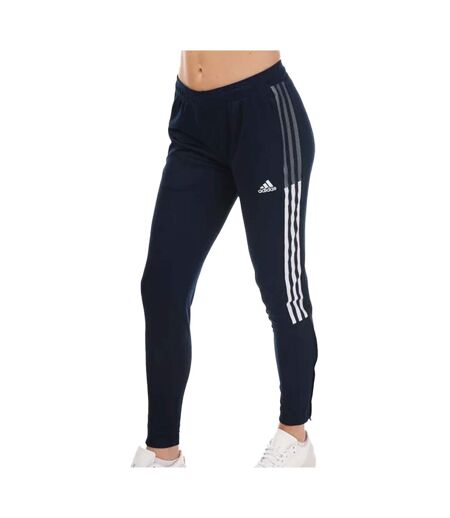 Womens/ladies tiro 21 football training jogging bottoms navy Adidas