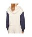 Sweat Beige/Marine Femme Adidas Hoodie - 34