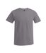 T-shirt Premium Homme Nouveau Gris Clair Uni Promodoro-1