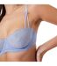 Womens/ladies Erika Lace Bra And Thong Set Baby Blue Jack Wills-4