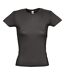 SOLS Womens/Ladies Miss Short Sleeve T-Shirt (Dark Gray)