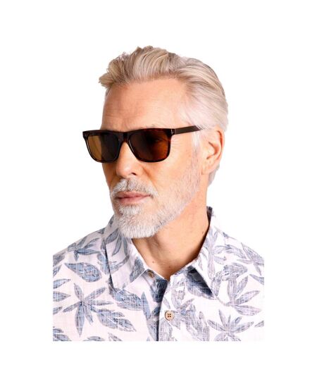Mens charlton rectangular sunglasses one size antique tan Weird Fish