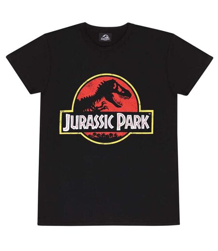 T-shirt classic adulte noir Jurassic Park