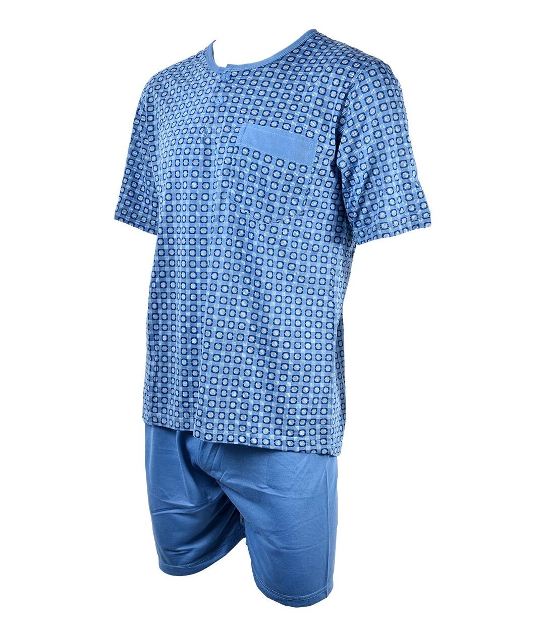 Pyjama Court Homme ECO HOMEWEAR 2863 BLEU-2