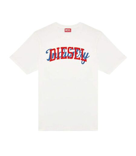 T-shirt Motif/style Logo Industry Adulte Blanc Diesel