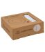 Lot de 6 Assiettes à Dessert Lignes 19cm Blanc-3