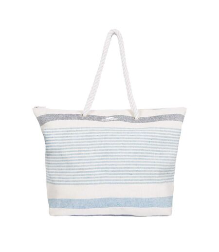 Trespass Womens/Ladies Totba Tote Bag (White/Blue Stripe) (845floz) - UTTP4819