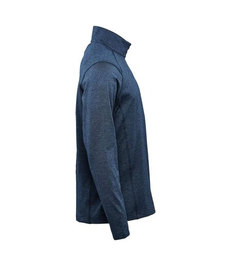Mens Treeline Quarter Zip Fleece Top Dark Navy Heather Stormtech