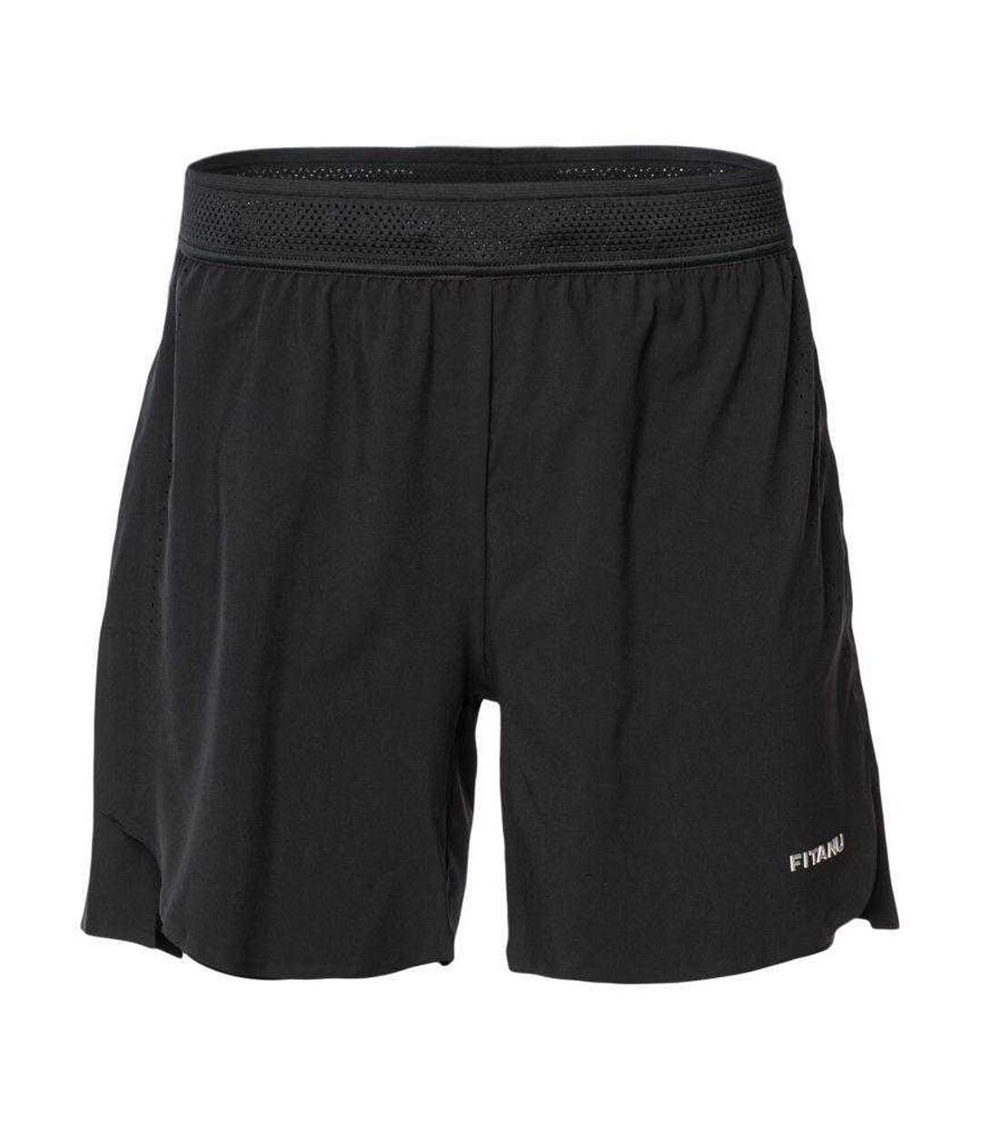 Short Motif/style Logo Brodé Ferid Homme Noir Fitanu-1