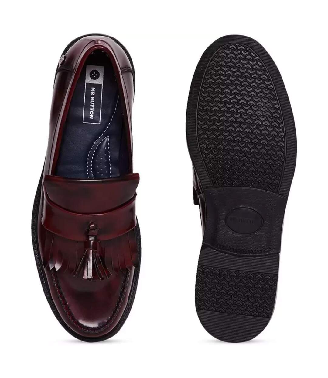 Mocassins homme oxblood Roamers