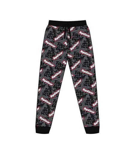 Top Gear Pantalon de détente pour hommes (Noir/Gris) - UTUT1082