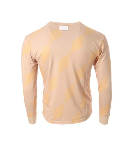 T-Shirt de sport beige homme umbro pitch crew - l