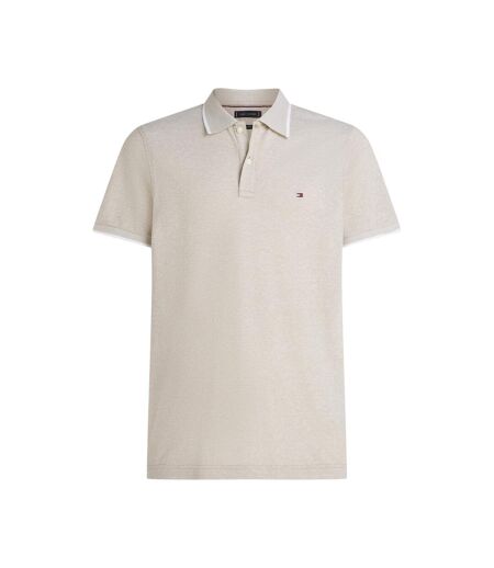 Mens Regular Polo Shirt Sandalwood Tommy Hilfiger