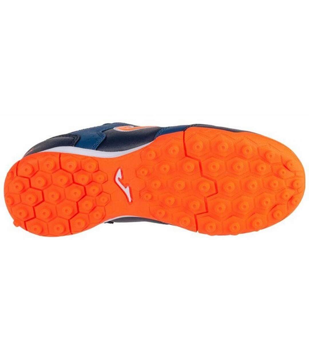 Childrens/kids Top Flex 2433 Football Artificial Ground Football Boots Navy Blue Orange Joma-4
