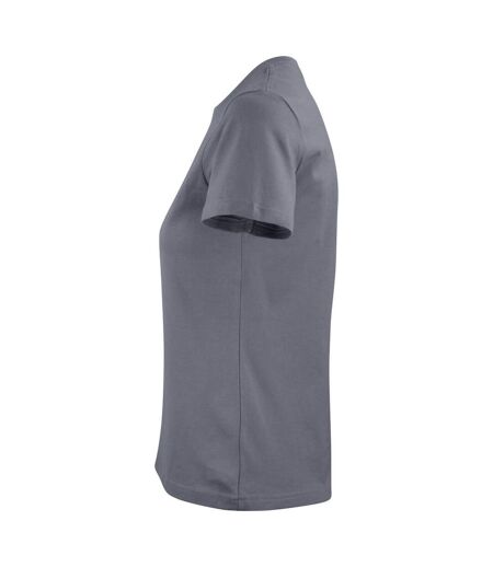 Womens/ladies Heavier Pro T-shirt Steel Grey Printer