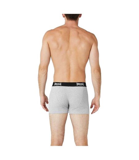 Lot De 2  Boxers Homme Gris Lonsdale