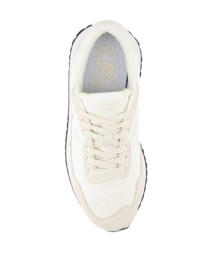 Womens/ladies 237 Classic Logo Suede Flat Trainers Sea Water New Balance