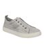 Womens/ladies Hangout Flat Trainers Washed Grey Blowfish Malibu-3