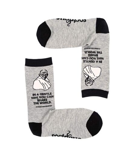 Chaussettes Ghandi | Soctopus | Fantaisie Imprimé Chaussettes Rigolotes Coton