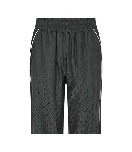 Bas De Pyjama Motif/style Logo Partout Femme Noir Fendi