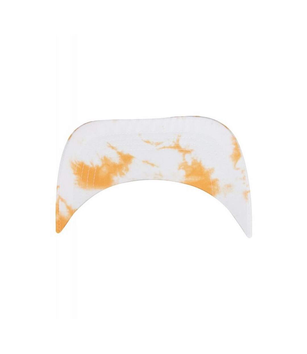 Unisex adult flexfit batik dye visor cap orange/white Yupoong-4