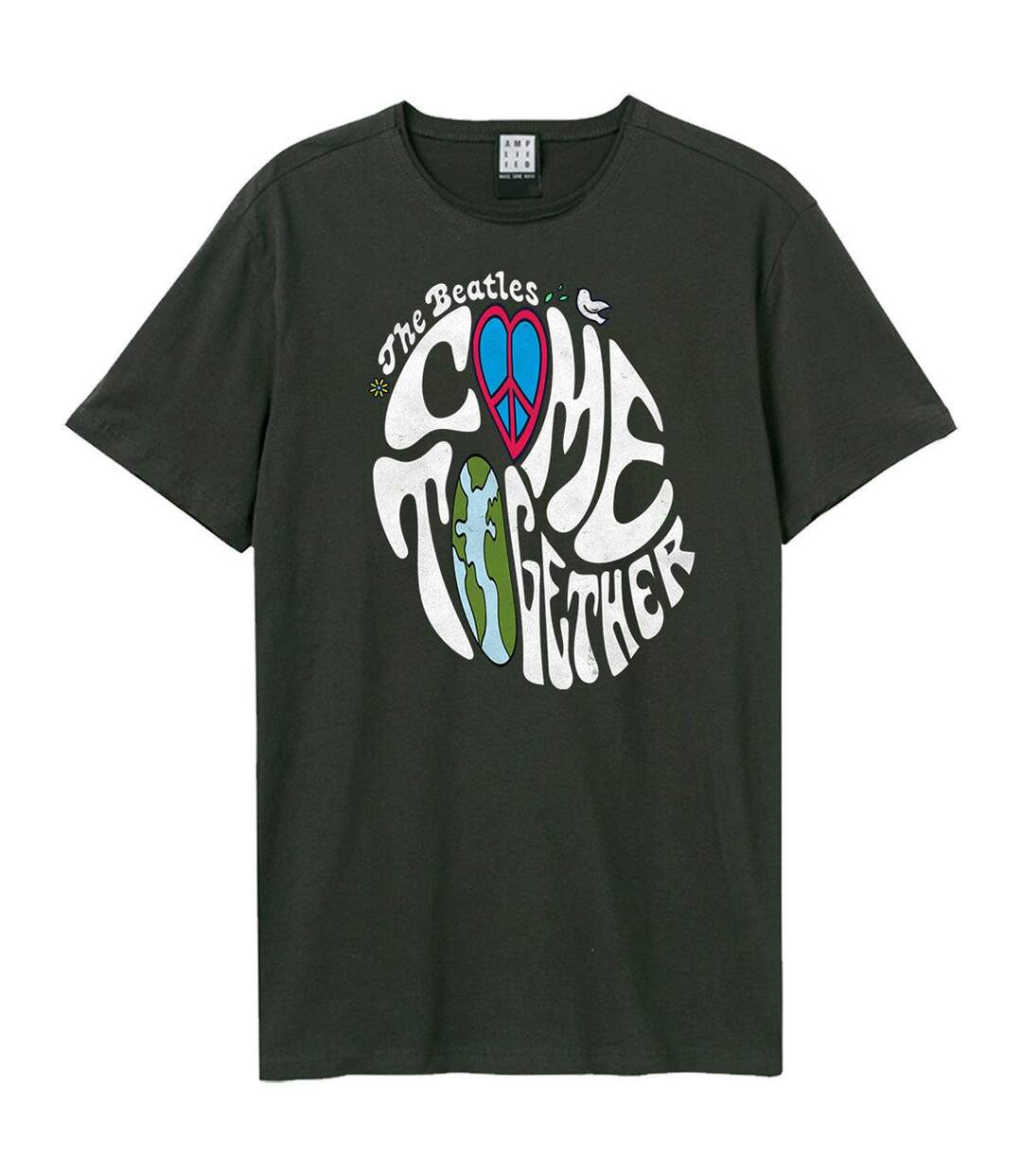 T-shirt Come Together Adulte Charbon Amplified-1