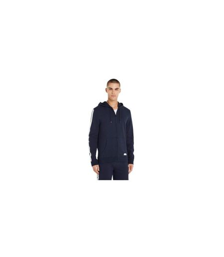 Mens Long-sleeved Full Zip Hoodie Desert Sky Tommy Hilfiger