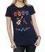Disney - T-shirt COCO MIGUEL LOGO - Femme (Bleu marine) - UTBI14188-3