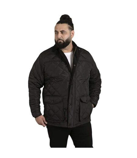 Mens D555 Harborough Quilted Kingsize Jacket Black Duke