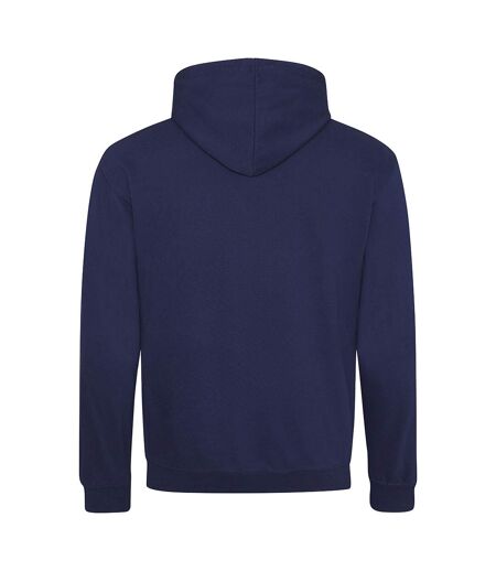 Sweatshirt Varsity Homme Bleu Marine Jaune Awdis